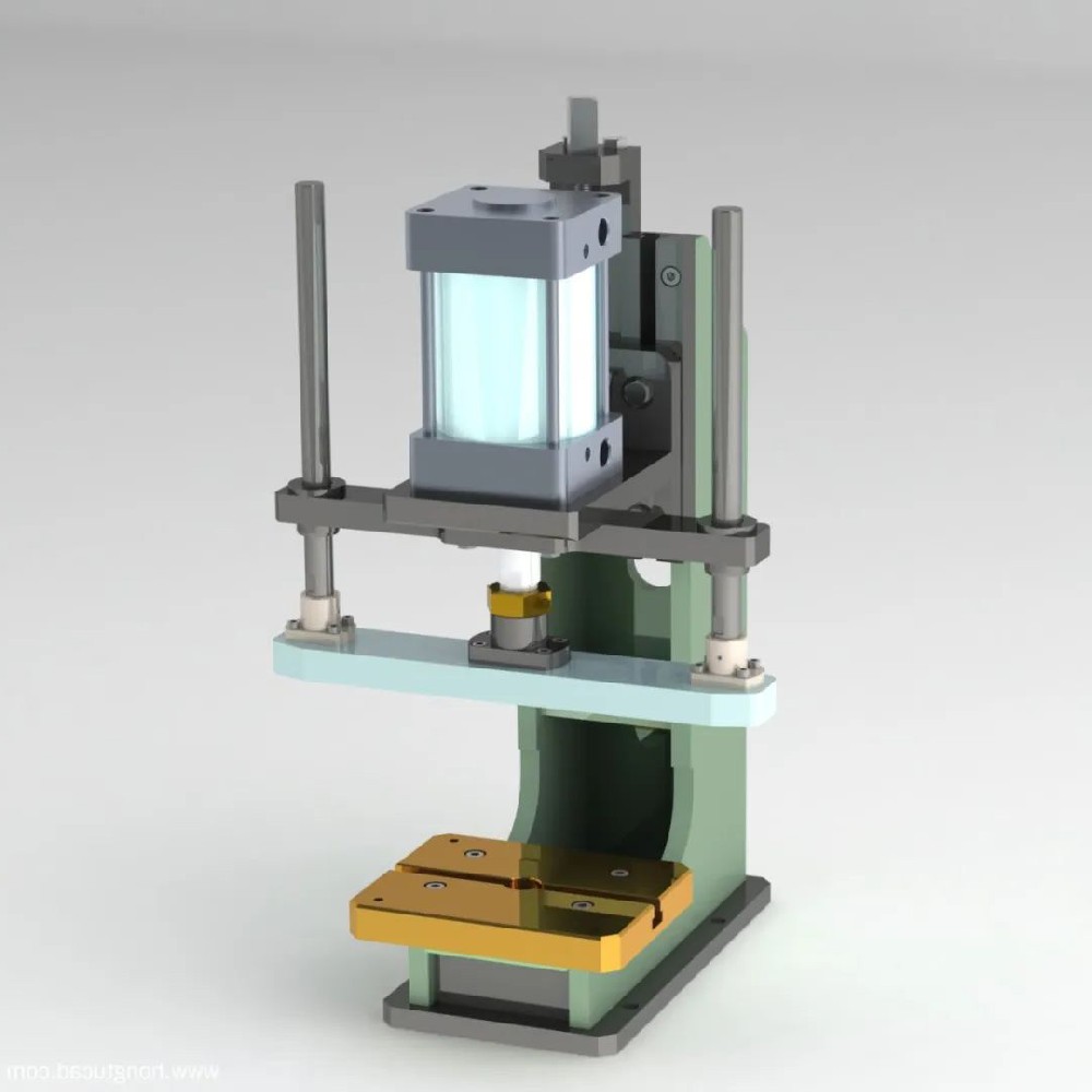 【震撼發布】500KG壓力機3D圖紙大公開，機械設計界的瑰寶！